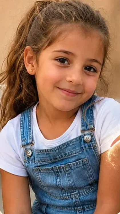 صورة طفلة مبتسمة